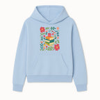 Whimsical Book Stack with Coffee and Flowers Art Print - Cozy Reading Decor for Home or Office - Hoodie 1758093369797.jpg