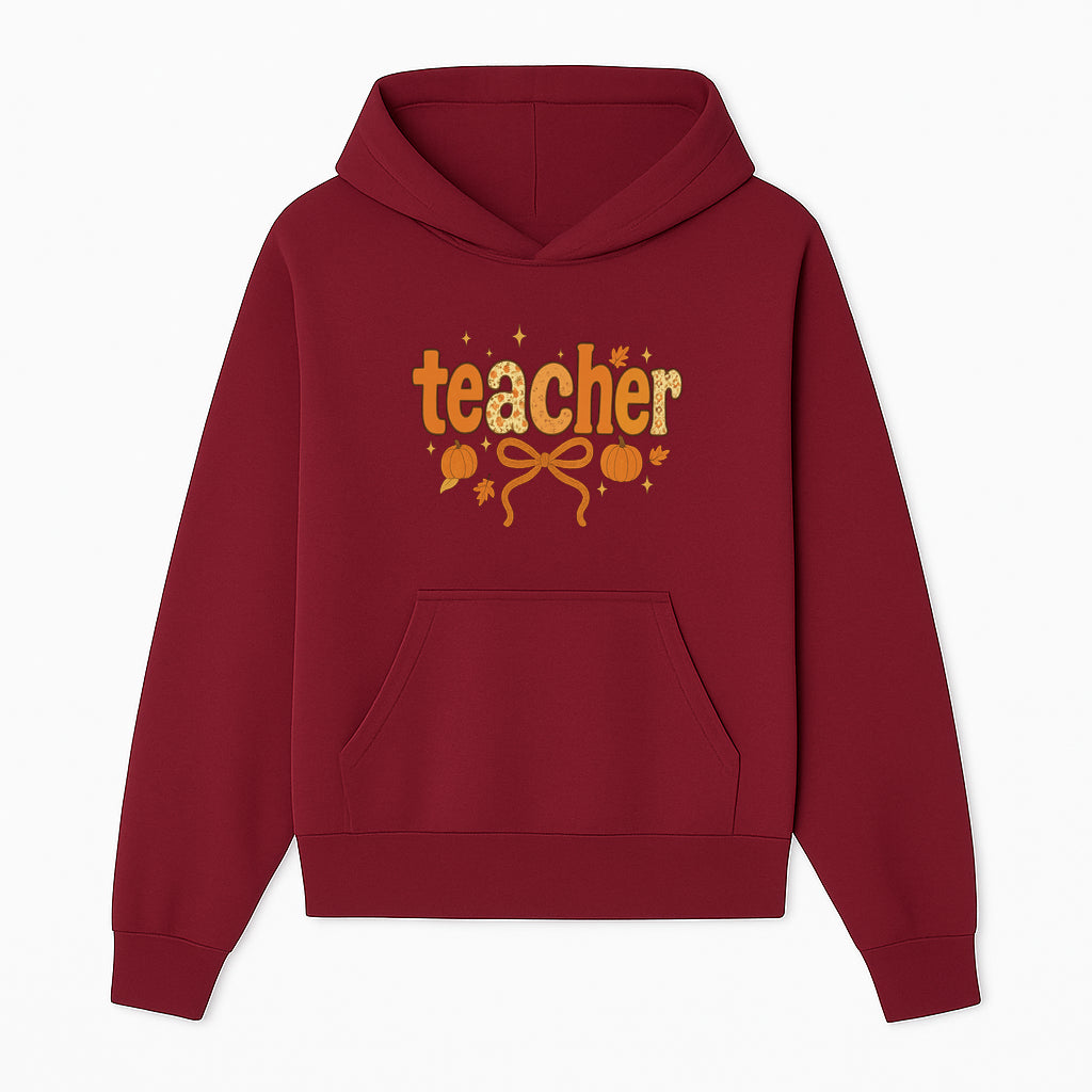 Fall Teacher Decor, Pumpkin Autumn Theme, Cute Teacher Gift, Seasonal Classroom Art, Educational Wall Decor, Cheerful Teacher Sign - Hoodie 1758093369948.jpg