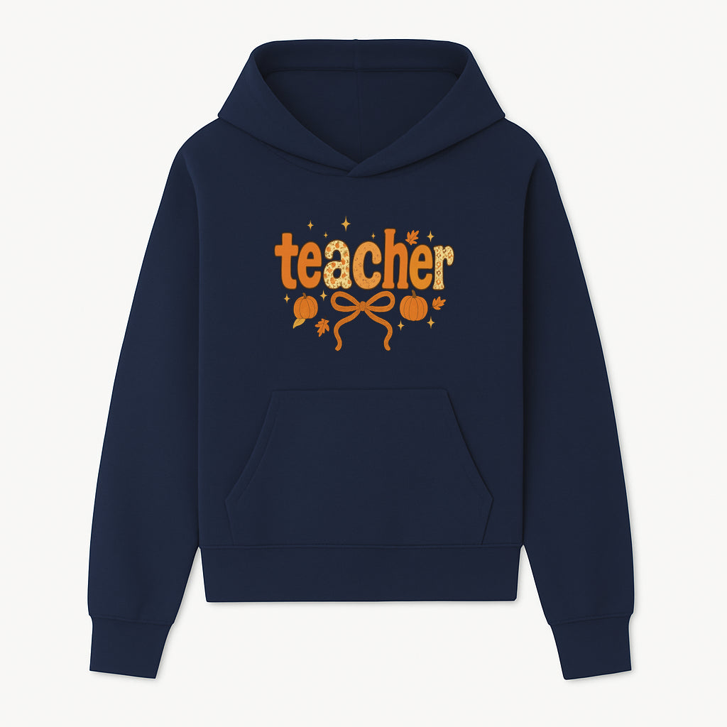Fall Teacher Decor, Pumpkin Autumn Theme, Cute Teacher Gift, Seasonal Classroom Art, Educational Wall Decor, Cheerful Teacher Sign - Hoodie 1758093370112.jpg