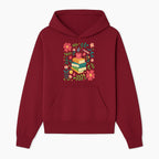 Whimsical Book Stack with Coffee and Flowers Art Print - Cozy Reading Decor for Home or Office - Hoodie 1758093370220.jpg