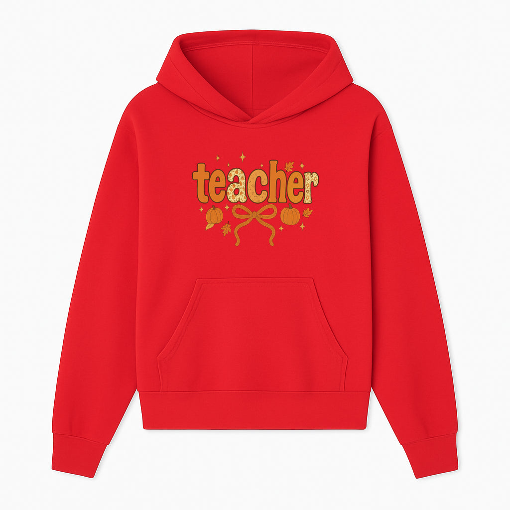 Fall Teacher Decor, Pumpkin Autumn Theme, Cute Teacher Gift, Seasonal Classroom Art, Educational Wall Decor, Cheerful Teacher Sign - Hoodie 1758093370264.jpg