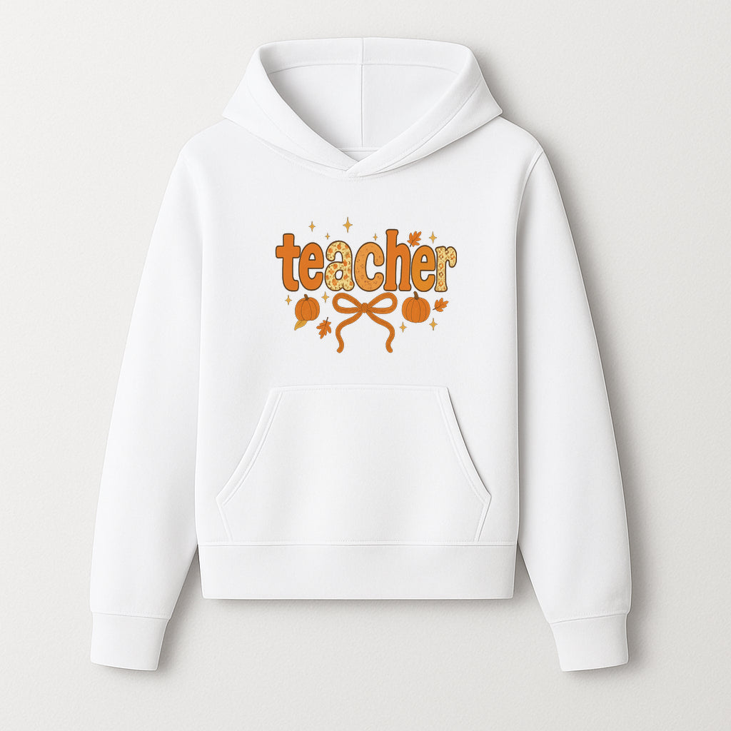 Fall Teacher Decor, Pumpkin Autumn Theme, Cute Teacher Gift, Seasonal Classroom Art, Educational Wall Decor, Cheerful Teacher Sign - Hoodie 1758093370639.jpg
