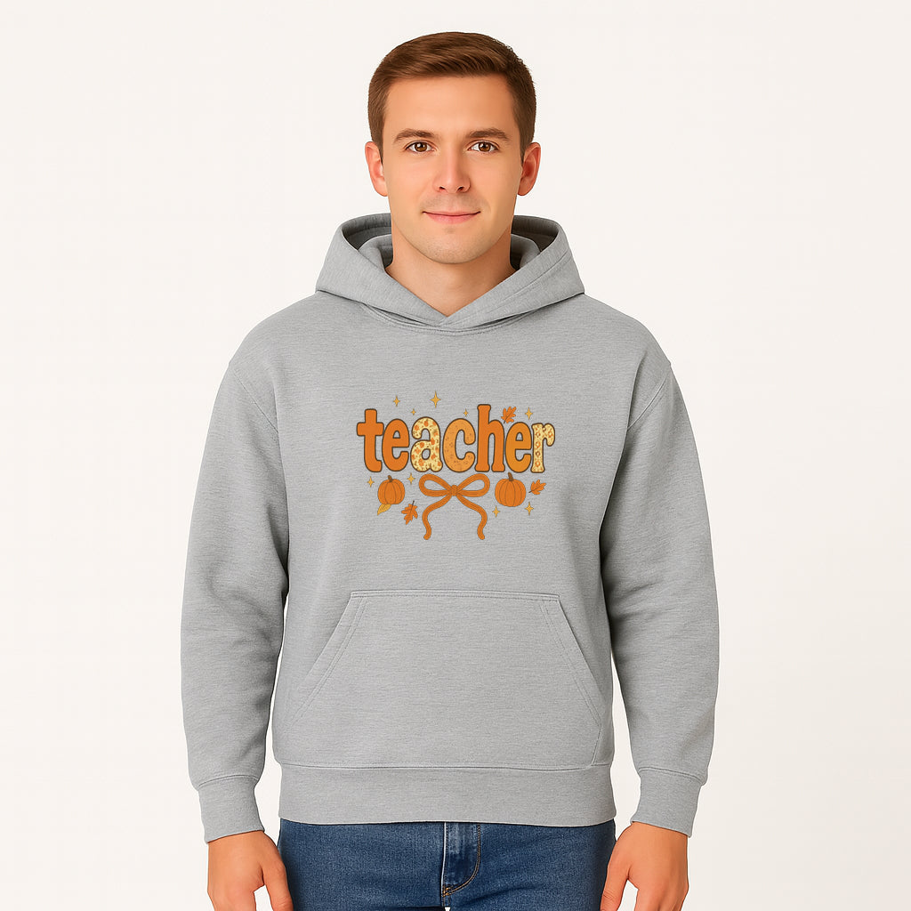 Fall Teacher Decor, Pumpkin Autumn Theme, Cute Teacher Gift, Seasonal Classroom Art, Educational Wall Decor, Cheerful Teacher Sign - Hoodie 1758093371801.jpg