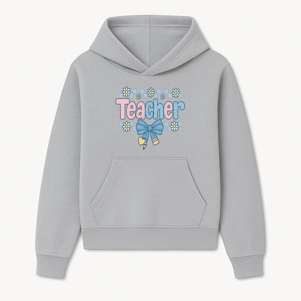 Teacher Appreciation Decor with Colorful Bow and Flowers - Perfect Gift for Educators and Classroom Decorations - Hoodie 1758093372291.jpg