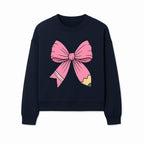 Pink Bow with Pencil Design, Cute Stationery Decor, Gift for Teachers, School Supplies, Arts and Crafts, Kawaii Aesthetic Accessories - Sweatshirt 1758093372826.jpg