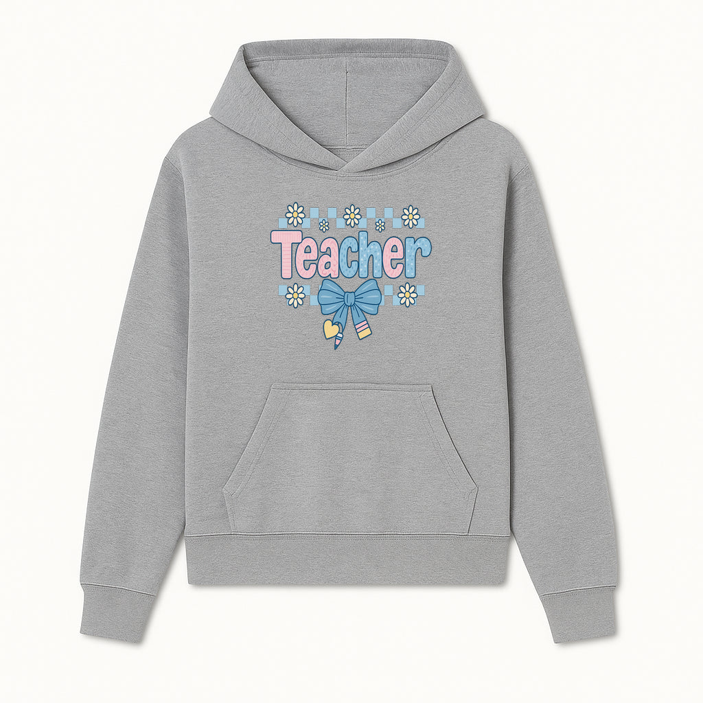 Teacher Appreciation Decor with Colorful Bow and Flowers - Perfect Gift for Educators and Classroom Decorations - Hoodie 1758093373113.jpg