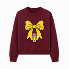 Yellow Bow and Pencil Graphic Art Print, Cute Back to School Decor, Creative Classroom Wall Art, Kids Room Decoration - Sweatshirt 1758093373205.jpg
