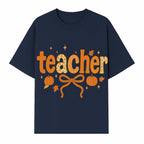 Fall Teacher Decor, Pumpkin Autumn Theme, Cute Teacher Gift, Seasonal Classroom Art, Educational Wall Decor, Cheerful Teacher Sign - T-shirt 1758093373526.jpg