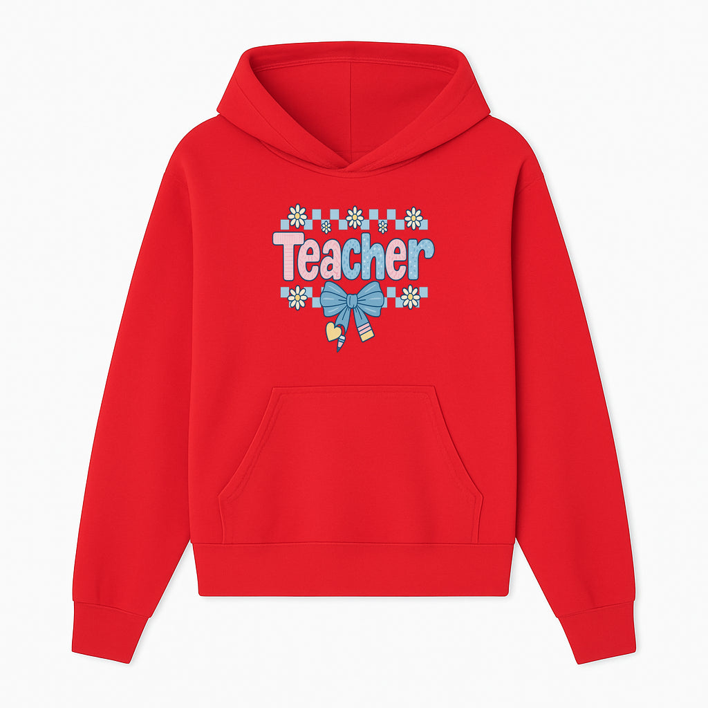 Teacher Appreciation Decor with Colorful Bow and Flowers - Perfect Gift for Educators and Classroom Decorations - Hoodie 1758093374018.jpg