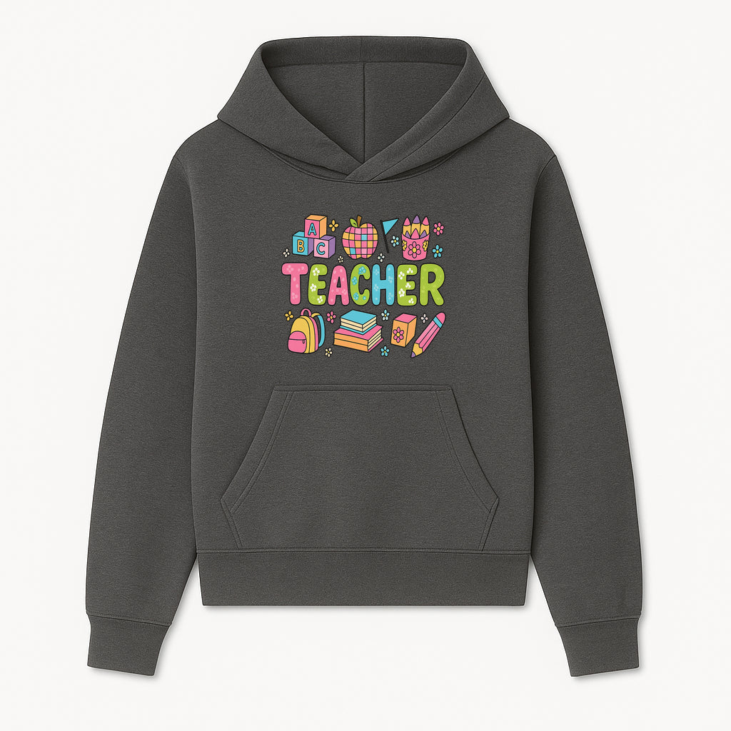 Colorful Teacher Decor, Classroom Art Print, Fun Educational Gifts, Artistic Nursery Decor, Back to School Supplies, Teaching Motivation - Hoodie 1758093374066.jpg