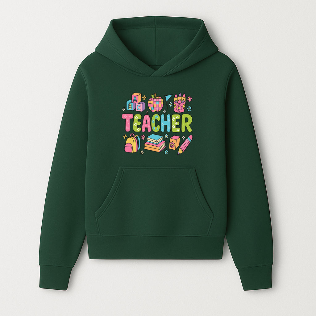 Colorful Teacher Decor, Classroom Art Print, Fun Educational Gifts, Artistic Nursery Decor, Back to School Supplies, Teaching Motivation - Hoodie 1758093374218.jpg
