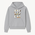 Ghostly Music Band Halloween Art Print, Cute Cartoon Ghosts Playing Instruments, Festive Decor for Parties and Celebrations - Hoodie 1758093374319.jpg