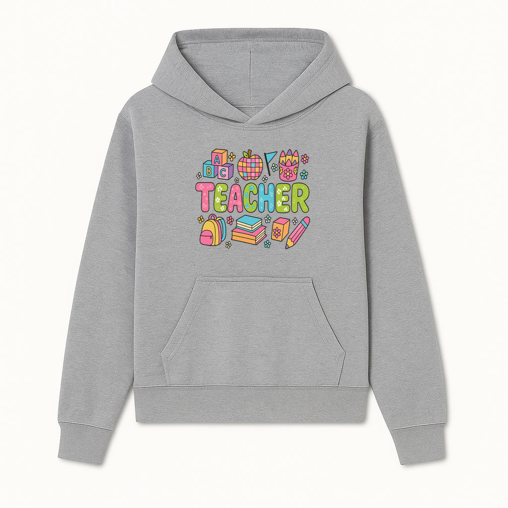 Colorful Teacher Decor, Classroom Art Print, Fun Educational Gifts, Artistic Nursery Decor, Back to School Supplies, Teaching Motivation - Hoodie 1758093374394.jpg