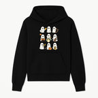 Ghostly Music Band Halloween Art Print, Cute Cartoon Ghosts Playing Instruments, Festive Decor for Parties and Celebrations - Hoodie 1758093374506.jpg