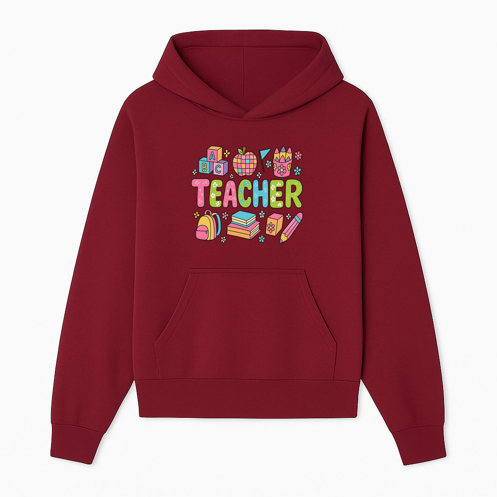 Colorful Teacher Decor, Classroom Art Print, Fun Educational Gifts, Artistic Nursery Decor, Back to School Supplies, Teaching Motivation - Hoodie 1758093374978.jpg