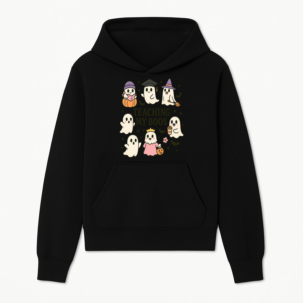 Teaching My Boos Ghosts Halloween Graphic T-Shirt | Cute Cartoon Spirits, Spooky Fun, Halloween Apparel for Kids & Adults - Hoodie 1758093374982.jpg