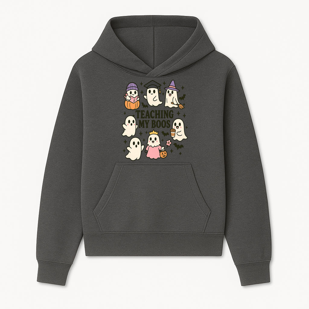 Teaching My Boos Ghosts Halloween Graphic T-Shirt | Cute Cartoon Spirits, Spooky Fun, Halloween Apparel for Kids & Adults - Hoodie 1758093375124.jpg