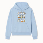 Ghostly Music Band Halloween Art Print, Cute Cartoon Ghosts Playing Instruments, Festive Decor for Parties and Celebrations - Hoodie 1758093375242.jpg