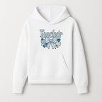 Floral Teacher Design with Apple, Bow & Stationery - Perfect Gift for Educators, Teachers' Day, Classroom Decor, Cute Art Print - Hoodie 1758093375315.jpg