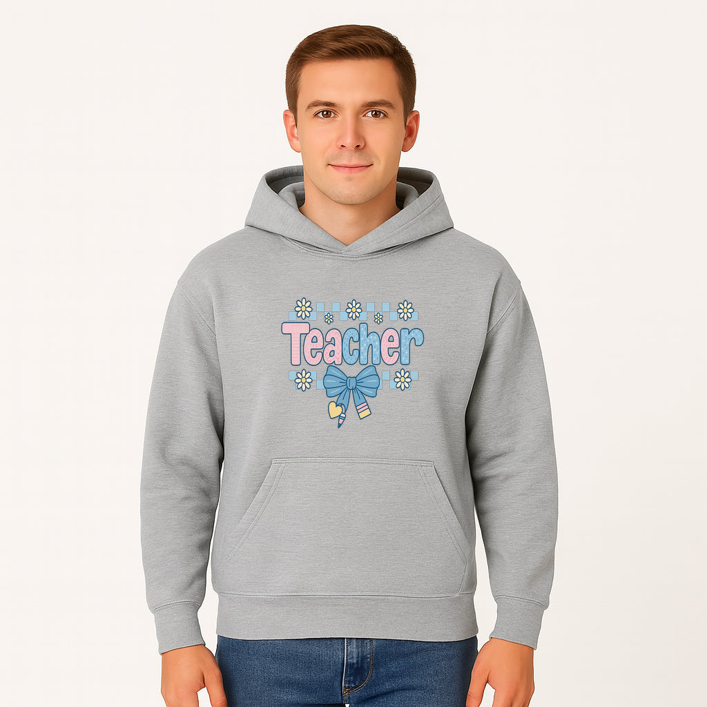 Teacher Appreciation Decor with Colorful Bow and Flowers - Perfect Gift for Educators and Classroom Decorations - Hoodie 1758093375754.jpg