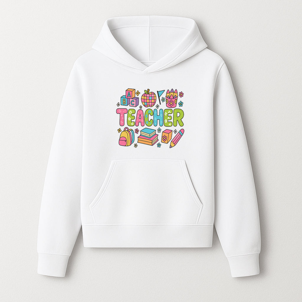 Colorful Teacher Decor, Classroom Art Print, Fun Educational Gifts, Artistic Nursery Decor, Back to School Supplies, Teaching Motivation - Hoodie 1758093375757.jpg