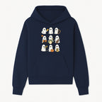 Ghostly Music Band Halloween Art Print, Cute Cartoon Ghosts Playing Instruments, Festive Decor for Parties and Celebrations - Hoodie 1758093375882.jpg