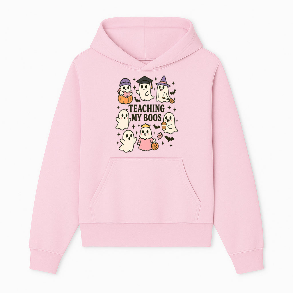 Teaching My Boos Ghosts Halloween Graphic T-Shirt | Cute Cartoon Spirits, Spooky Fun, Halloween Apparel for Kids & Adults - Hoodie 1758093375890.jpg