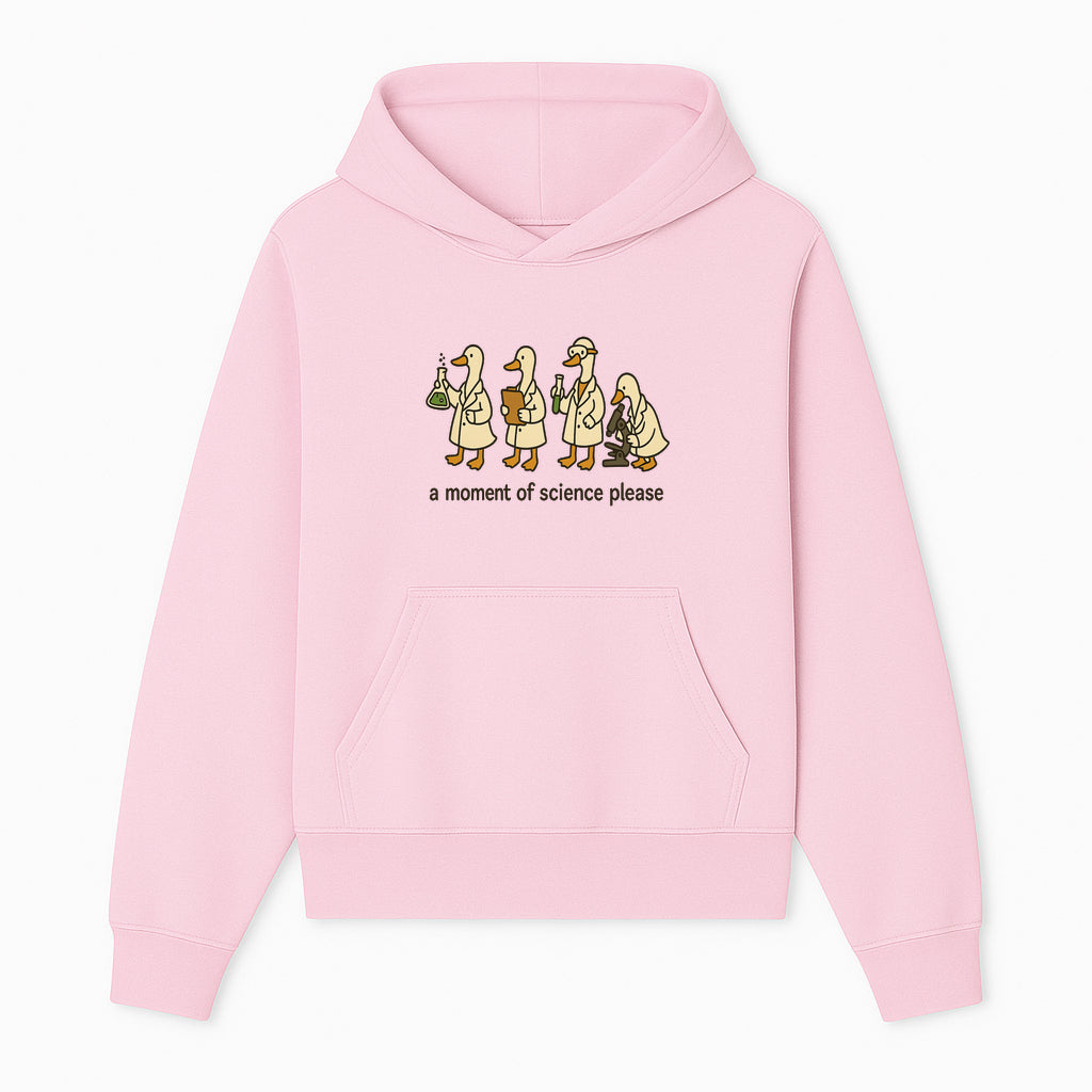 Funny Science Ducks Print - A Moment of Science Please - Cute Lab Ducks Illustration for Kids, Science Lovers, Home Decor - Hoodie 1758093377290.jpg