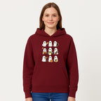 Ghostly Music Band Halloween Art Print, Cute Cartoon Ghosts Playing Instruments, Festive Decor for Parties and Celebrations - Hoodie 1758093377824.jpg