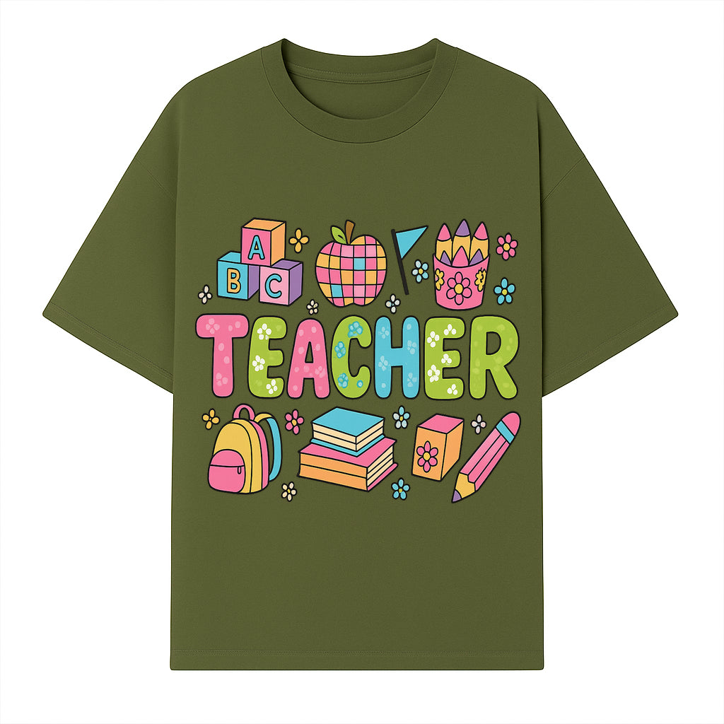 Colorful Teacher Decor, Classroom Art Print, Fun Educational Gifts, Artistic Nursery Decor, Back to School Supplies, Teaching Motivation - T-shirt 1758093377874.jpg