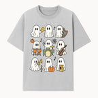Ghostly Music Band Halloween Art Print, Cute Cartoon Ghosts Playing Instruments, Festive Decor for Parties and Celebrations - T-shirt 1758093378016.jpg