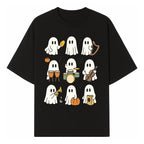 Ghostly Music Band Halloween Art Print, Cute Cartoon Ghosts Playing Instruments, Festive Decor for Parties and Celebrations - T-shirt 1758093378201.jpg
