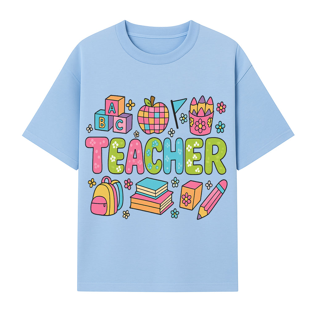 Colorful Teacher Decor, Classroom Art Print, Fun Educational Gifts, Artistic Nursery Decor, Back to School Supplies, Teaching Motivation - T-shirt 1758093378241.jpg