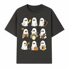 Ghostly Music Band Halloween Art Print, Cute Cartoon Ghosts Playing Instruments, Festive Decor for Parties and Celebrations - T-shirt 1758093378364.jpg