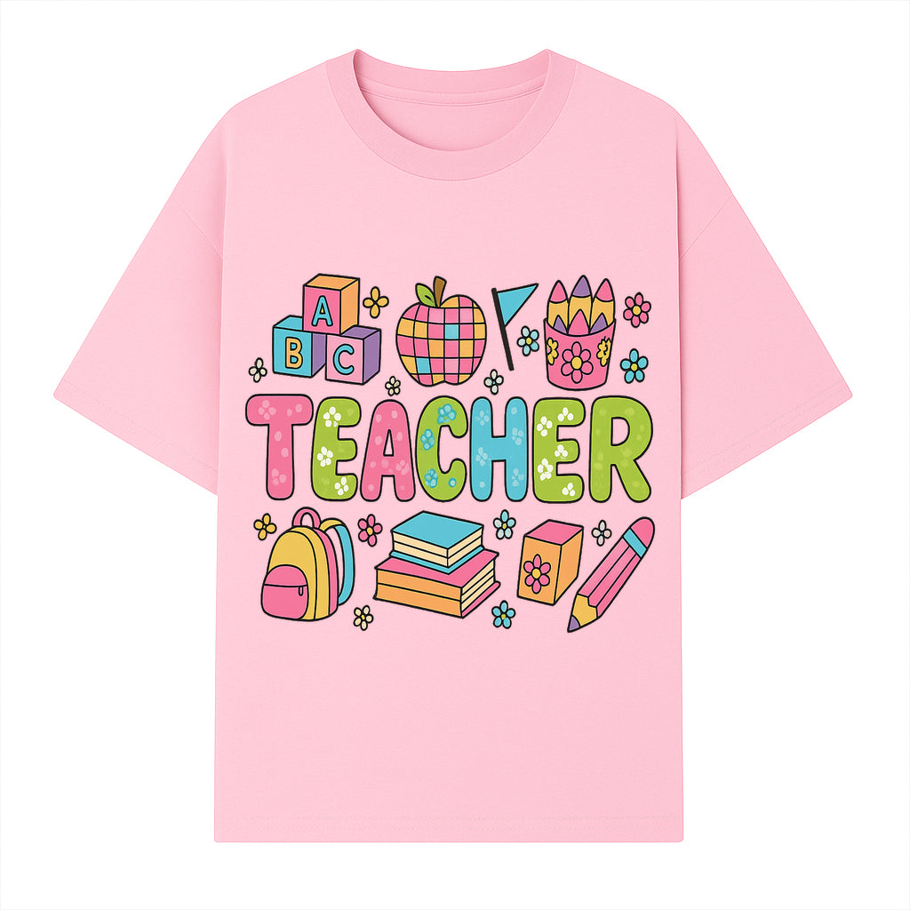 Colorful Teacher Decor, Classroom Art Print, Fun Educational Gifts, Artistic Nursery Decor, Back to School Supplies, Teaching Motivation - T-shirt 1758093378396.jpg