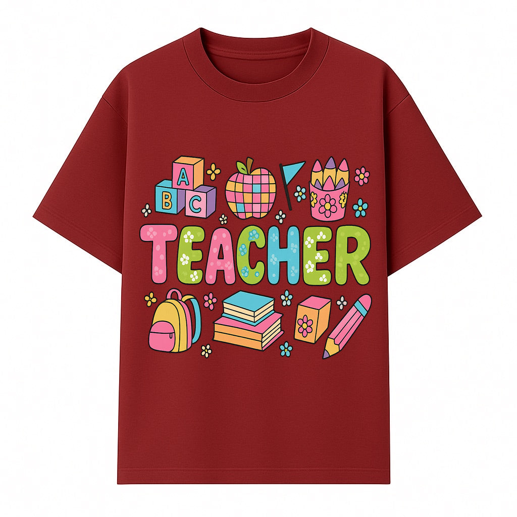 Colorful Teacher Decor, Classroom Art Print, Fun Educational Gifts, Artistic Nursery Decor, Back to School Supplies, Teaching Motivation - T-shirt 1758093378578.jpg