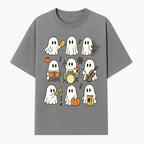 Ghostly Music Band Halloween Art Print, Cute Cartoon Ghosts Playing Instruments, Festive Decor for Parties and Celebrations - T-shirt 1758093378728.jpg