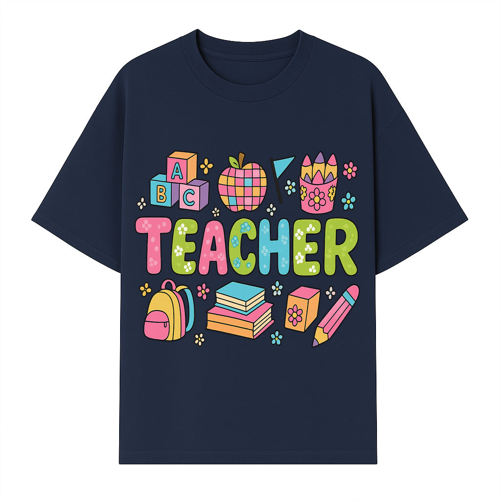 Colorful Teacher Decor, Classroom Art Print, Fun Educational Gifts, Artistic Nursery Decor, Back to School Supplies, Teaching Motivation - T-shirt 1758093378759.jpg