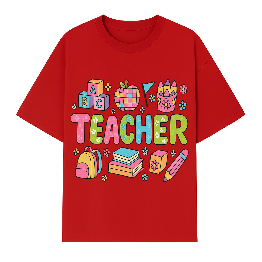 Colorful Teacher Decor, Classroom Art Print, Fun Educational Gifts, Artistic Nursery Decor, Back to School Supplies, Teaching Motivation - T-shirt 1758093378945.jpg