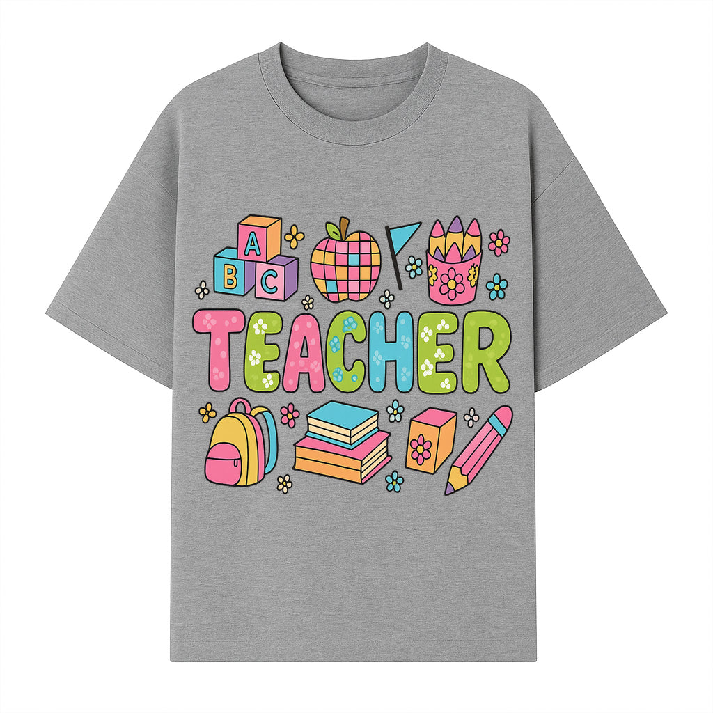 Colorful Teacher Decor, Classroom Art Print, Fun Educational Gifts, Artistic Nursery Decor, Back to School Supplies, Teaching Motivation - T-shirt 1758093379093.jpg