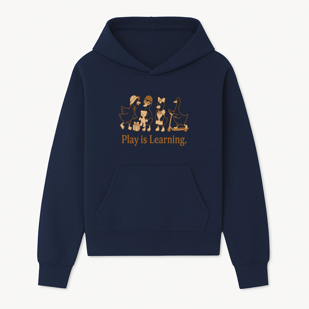 Play is Learning: Cute Cartoon Ducks with Gifts and Toys for Kids' Educational Decor - Hoodie 1758093379291.jpg