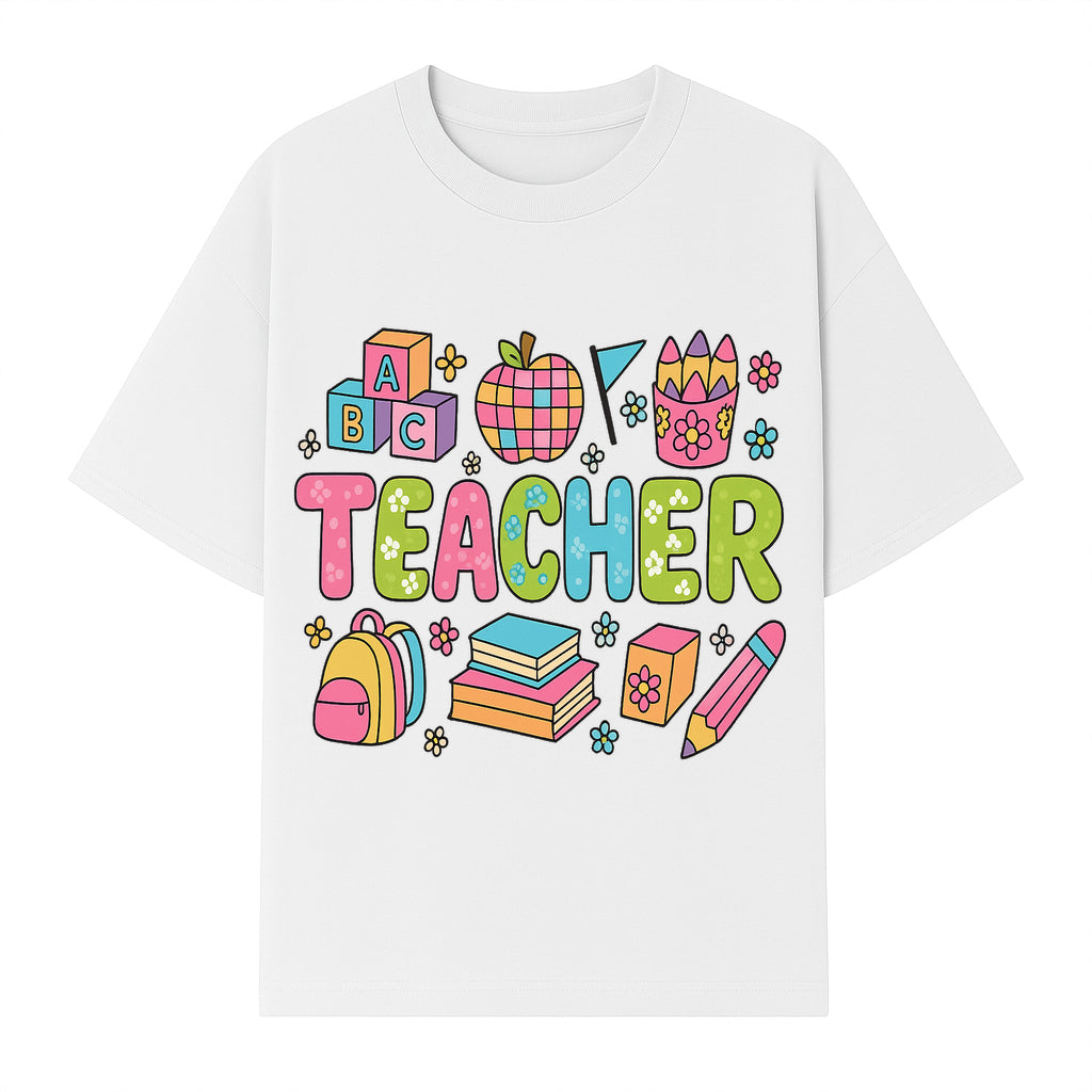 Colorful Teacher Decor, Classroom Art Print, Fun Educational Gifts, Artistic Nursery Decor, Back to School Supplies, Teaching Motivation - T-shirt 1758093379296.jpg