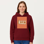 Cute Ghosts Reading, Writing, Drinking, and Celebrating Halloween Graphic Tee, Cozy Fall Top, Halloween Costume Shirt for Kids and Adults - Hoodie 1758093379402.jpg