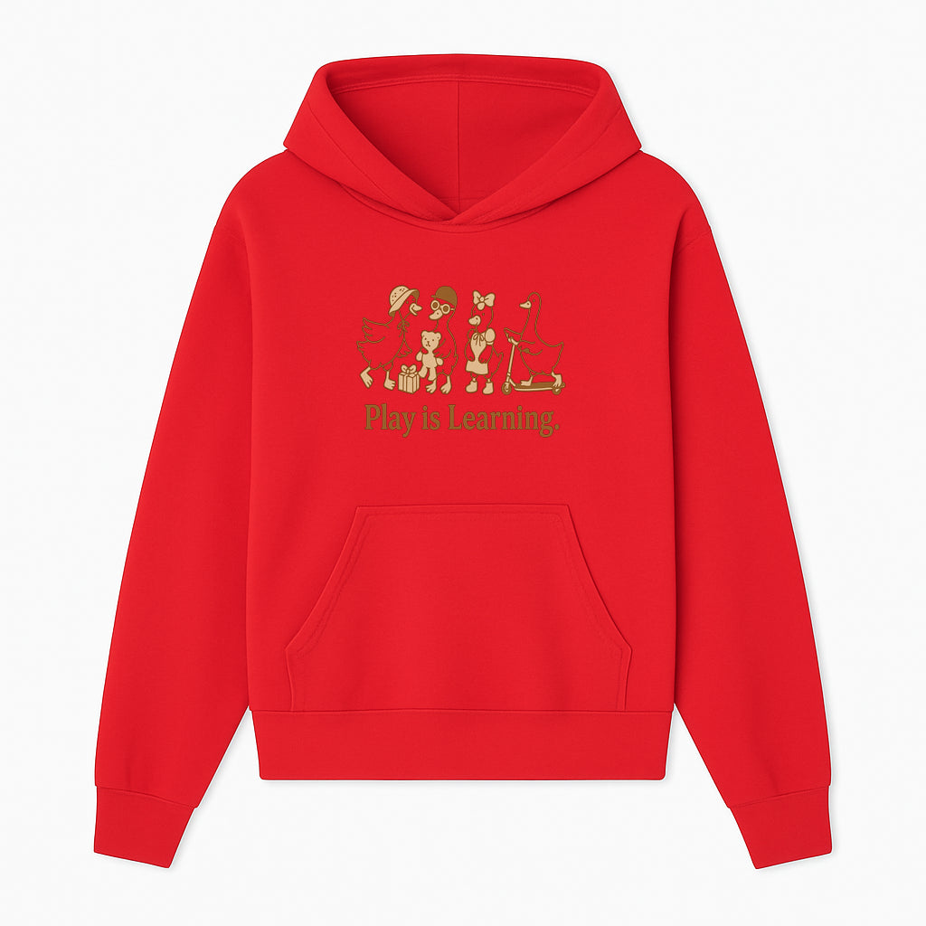 Play is Learning: Cute Cartoon Ducks with Gifts and Toys for Kids' Educational Decor - Hoodie 1758093379428.jpg