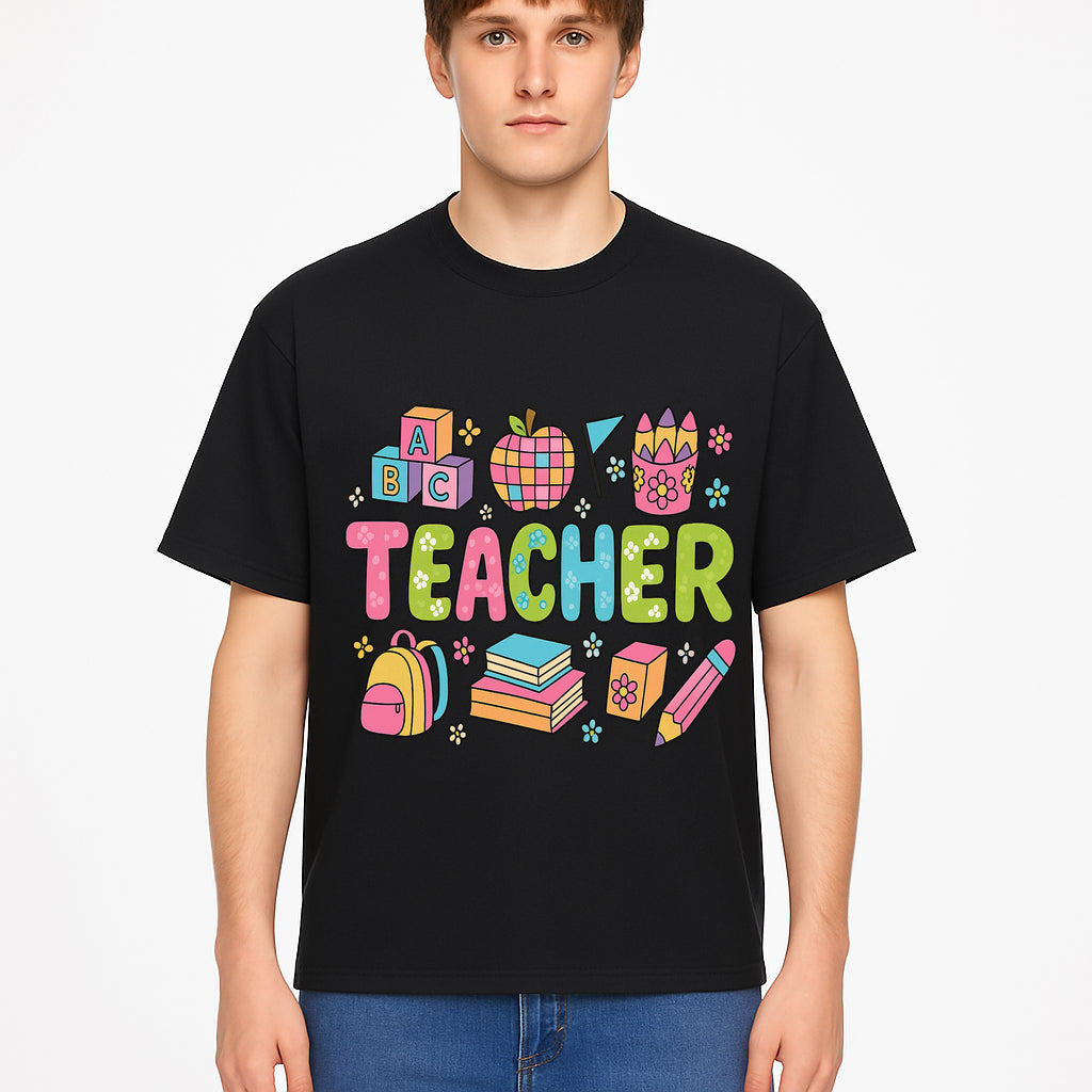 Colorful Teacher Decor, Classroom Art Print, Fun Educational Gifts, Artistic Nursery Decor, Back to School Supplies, Teaching Motivation - T-shirt 1758093380455.jpg