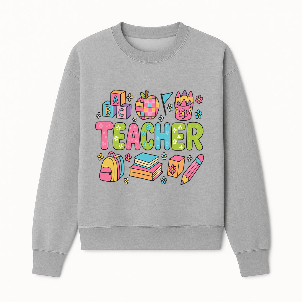 Colorful Teacher Decor, Classroom Art Print, Fun Educational Gifts, Artistic Nursery Decor, Back to School Supplies, Teaching Motivation - Sweatshirt 1758093380813.jpg