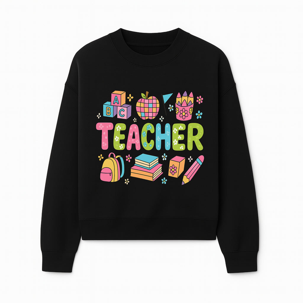 Colorful Teacher Decor, Classroom Art Print, Fun Educational Gifts, Artistic Nursery Decor, Back to School Supplies, Teaching Motivation - Sweatshirt 1758093381012.jpg