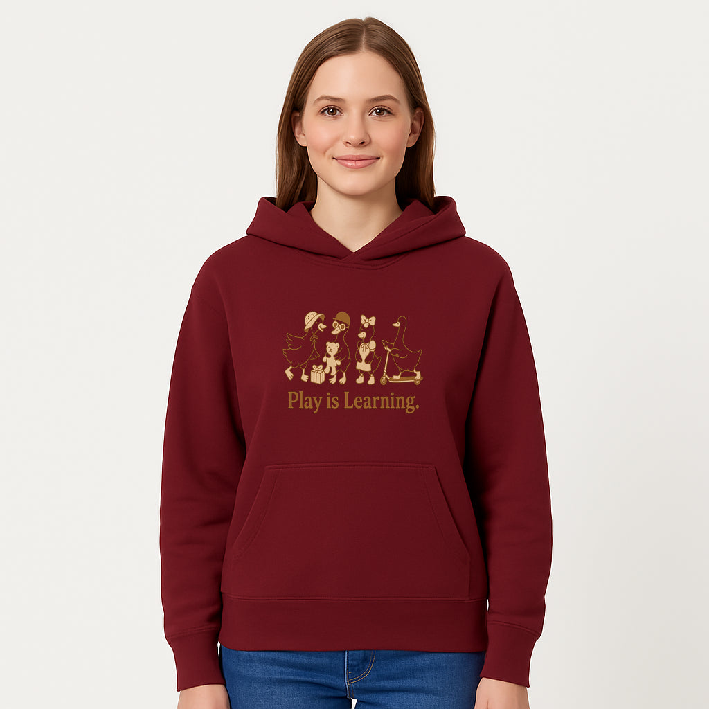 Play is Learning: Cute Cartoon Ducks with Gifts and Toys for Kids' Educational Decor - Hoodie 1758093381097.jpg
