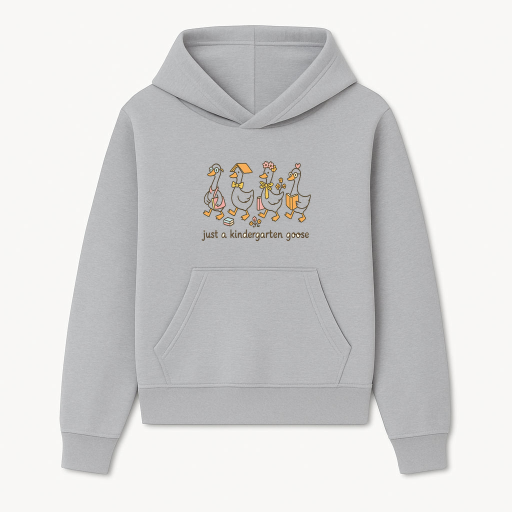 Just a Kindergarten Goose Funny Duck Design for Kids' Apparel and Accessories - Hoodie 1758093381200.jpg