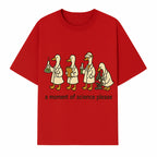 Funny Science Ducks Print - A Moment of Science Please - Cute Lab Ducks Illustration for Kids, Science Lovers, Home Decor - T-shirt 1758093381277.jpg